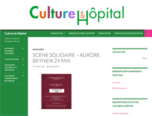 Tablet Screenshot of culturehopital.fr